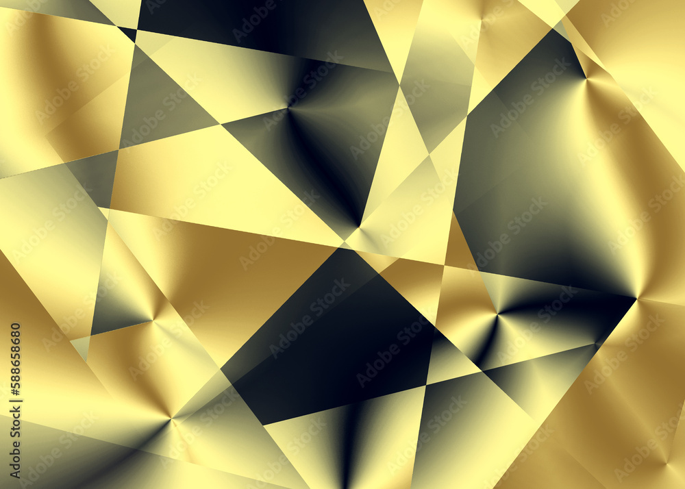 Golden Abstract decorative paper texture background for artwork - Illustration