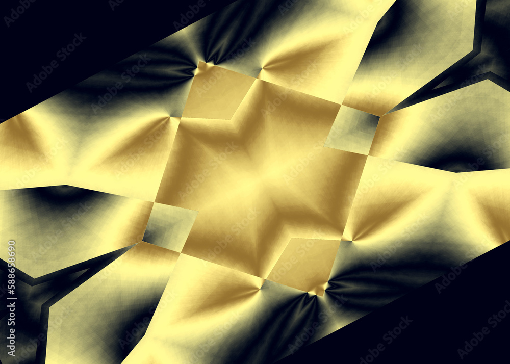 Golden Abstract decorative paper texture background for artwork - Illustration
