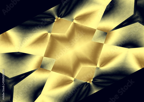 Obraz na płótnie Golden Abstract decorative paper texture background for artwork - Illustration w salonie