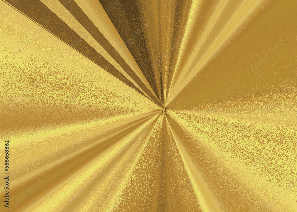 Golden Abstract decorative paper texture background for artwork - Illustration