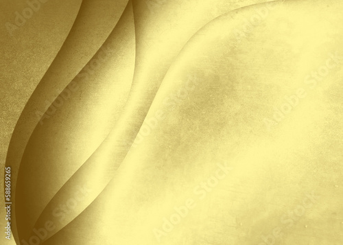 Obraz na płótnie Golden Abstract decorative paper texture background for artwork - Illustration w salonie