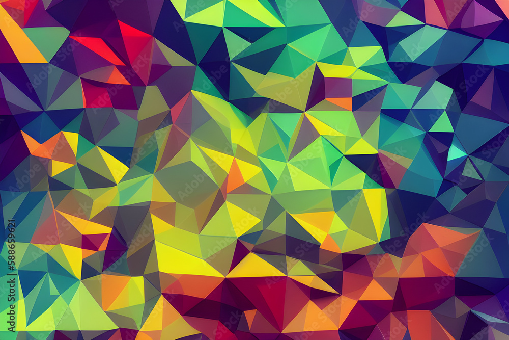 Colorful Abstract Background Low Poly Style Colorful Abstract Background Low Poly Style