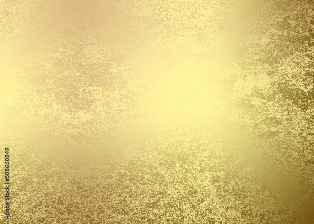 Golden Abstract decorative paper texture background for artwork - Illustration