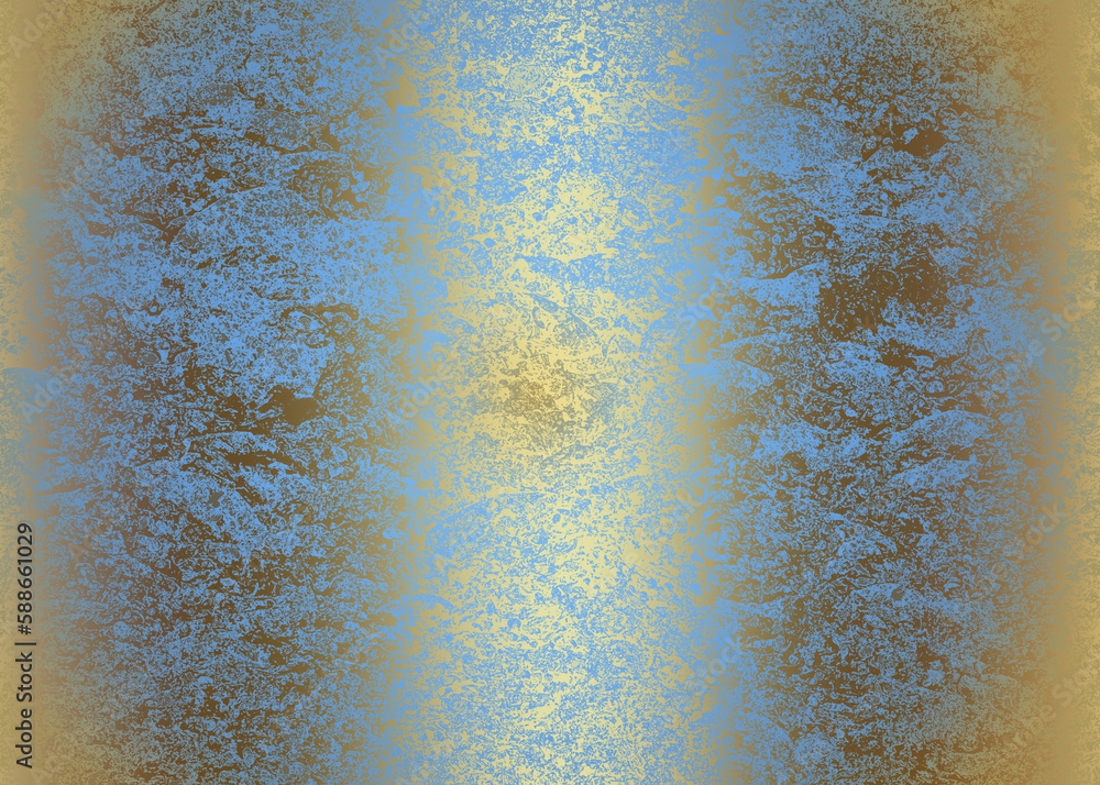 Golden Abstract decorative paper texture background for artwork - Illustration