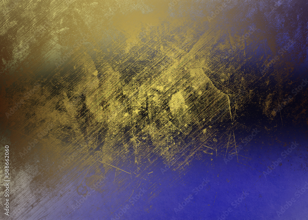 Golden Abstract decorative paper texture background for artwork - Illustration