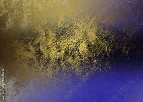 Obraz na płótnie Golden Abstract decorative paper texture background for artwork - Illustration w salonie