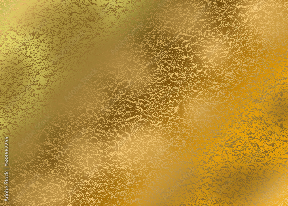 Golden Abstract decorative paper texture background for artwork - Illustration
