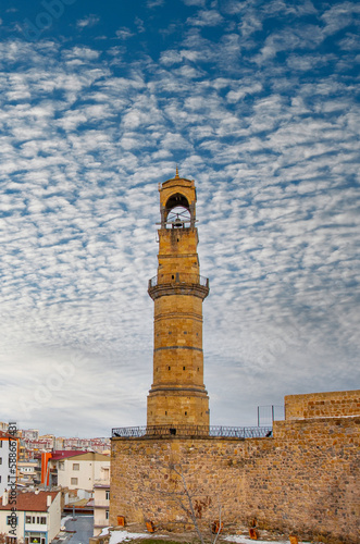 Obraz na płótnie Clock Tower in Nigde City of Turkey w salonie