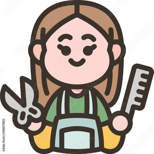hairdresser  icon