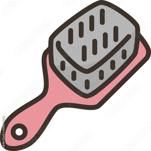 hairbrush  icon