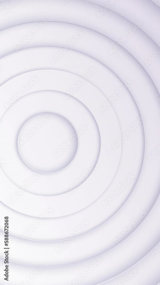 Animation of man icon over white circles Animation of man icon over white circles