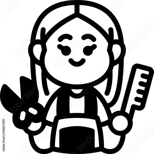hairdresser  icon