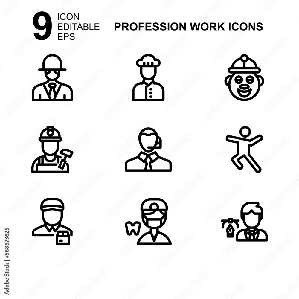 work profession icon or logo isolated sign symbol vector illustration - Collection of high quality black style vector icons work profession icon or logo isolated sign symbol vector illustration - Collection of high quality black style vector icons