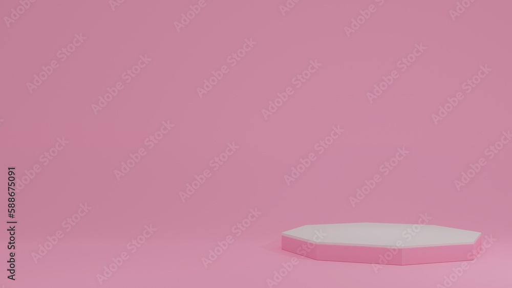 Product Stand in pink room ,Studio Scene For Product ,minimal design,3D rendering
Product Stand in pink room ,Studio Scene For Product ,minimal design,3D rendering