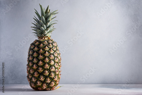 Ripe sliced â€‹â€‹pineapple