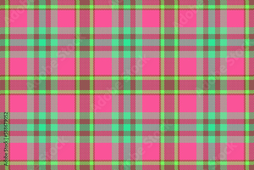 Pattern background vector. Plaid texture textile. Tartan seamless fabric check.