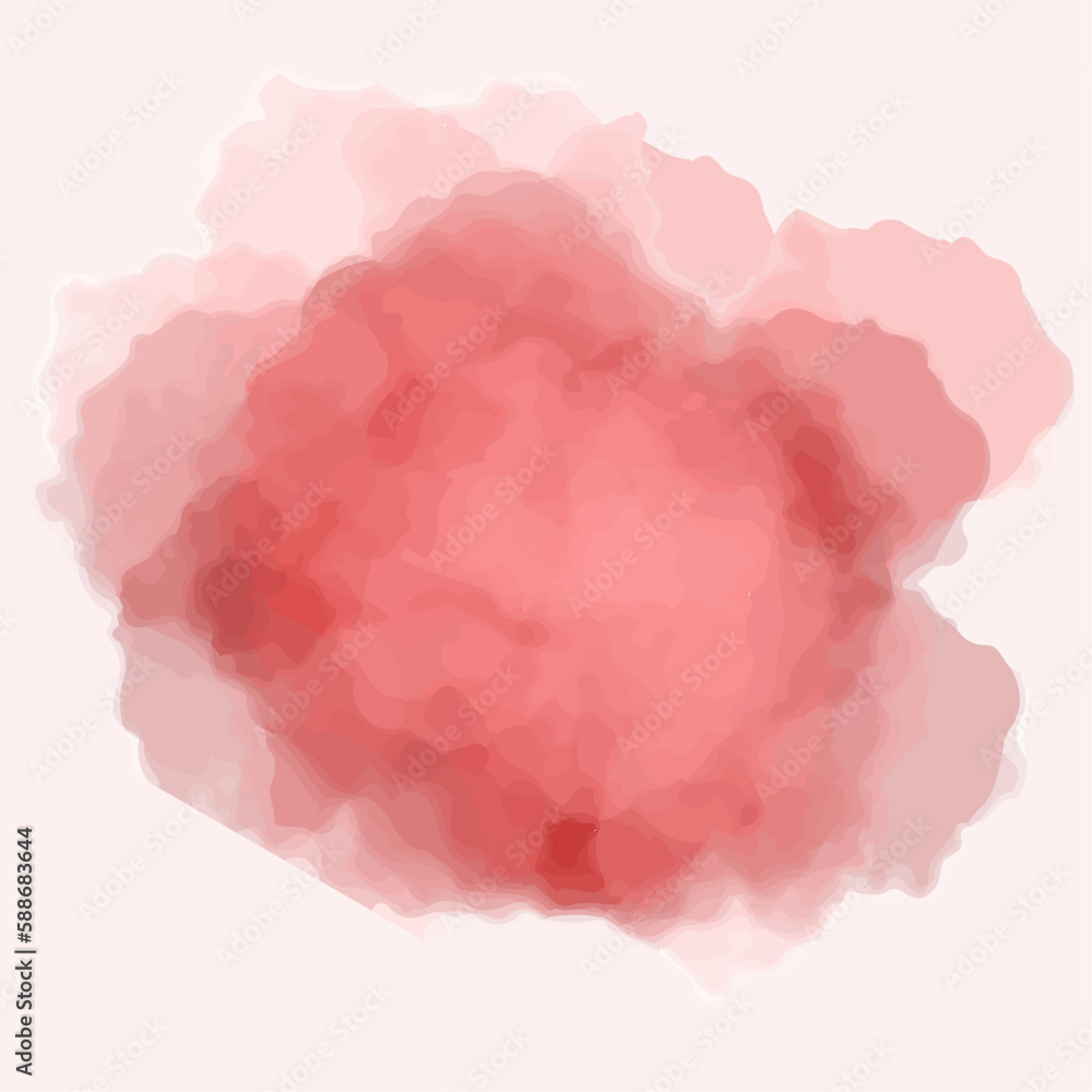 Red water color background