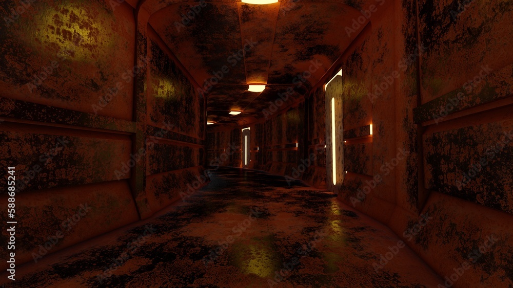 empty building liminal space 3d render empty building liminal space 3d render