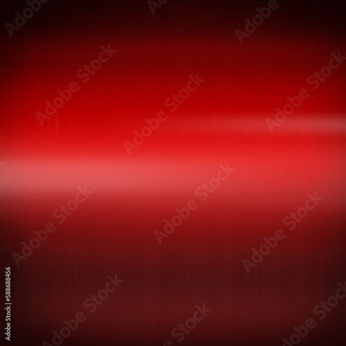 Red shiny brushed metal. Square background texture