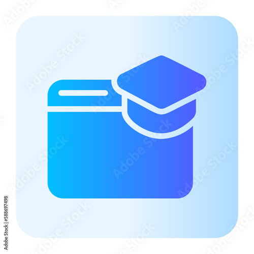 learning gradient icon