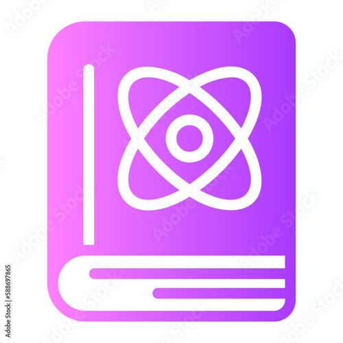 science book gradient icon