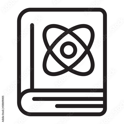 science book line icon