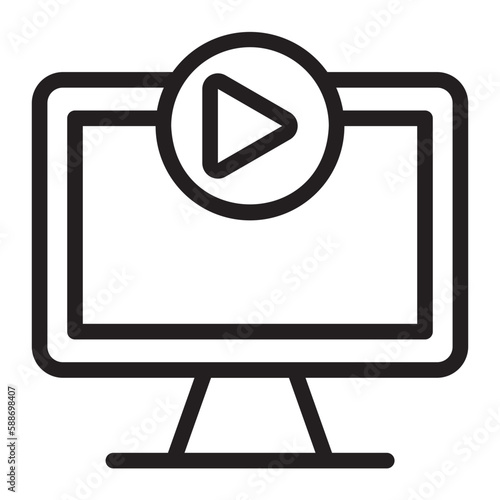 tutorial line icon