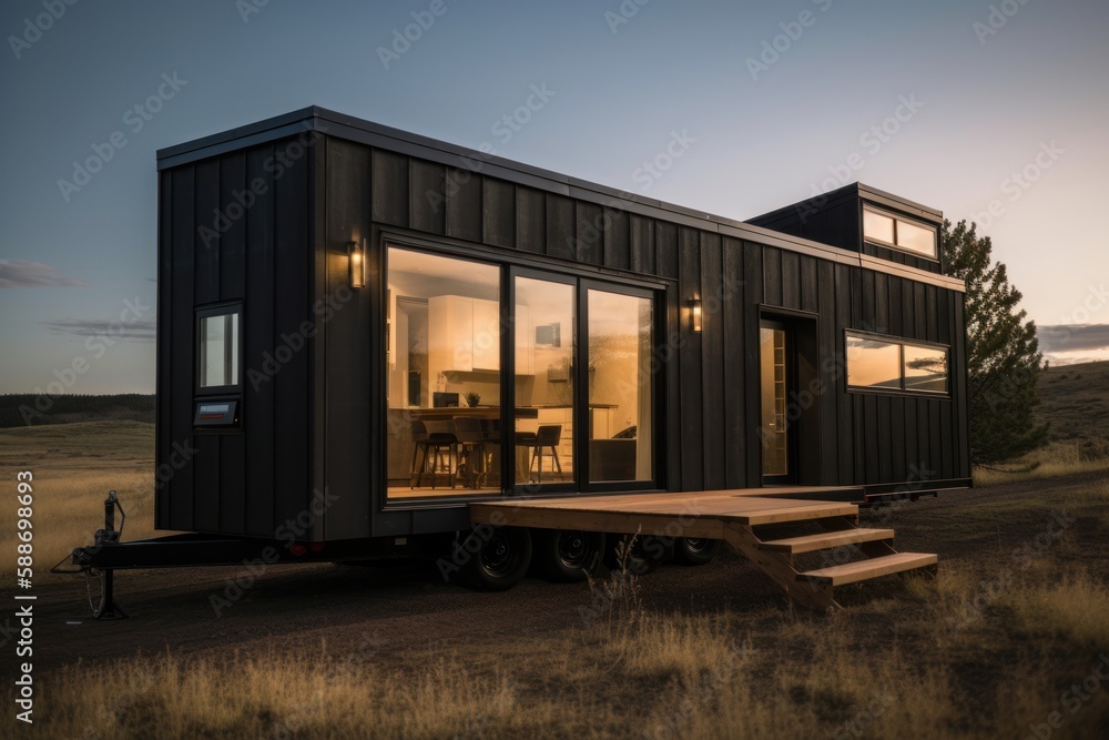 Modern Tiny House Generative AI Modern Tiny House Generative AI