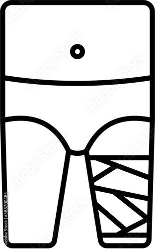 Broken Leg Icon