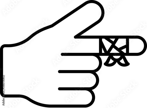 Bandaged Finger Icon