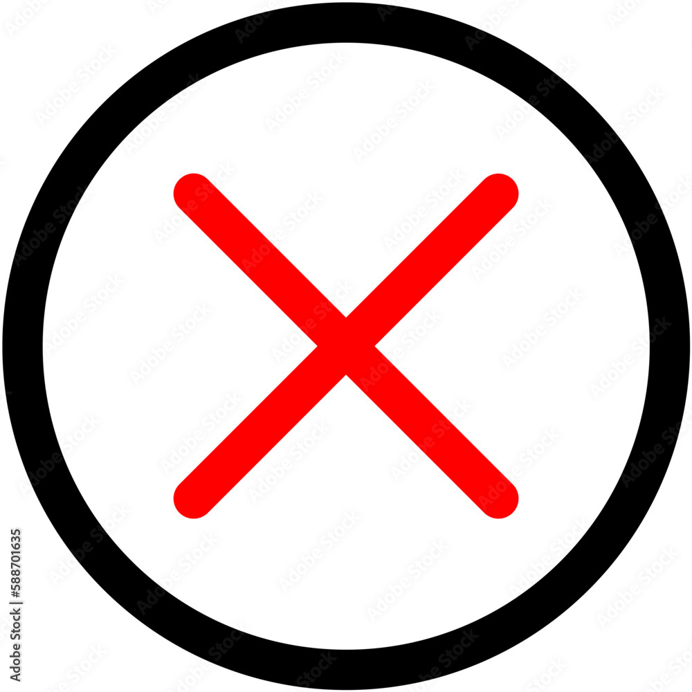 Obraz premium Delete Icon