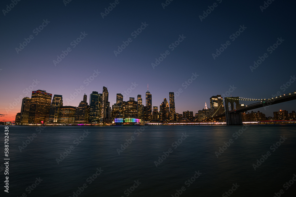 Fototapeta premium Manhattan at Night