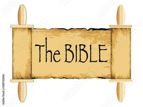 Ancient Religious Bible Scroll