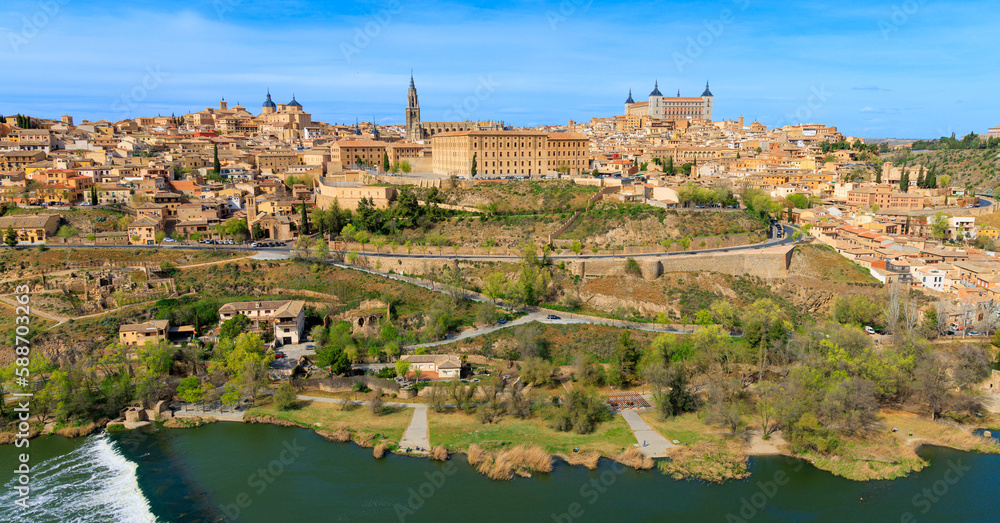 Panorama of Toledo in Spain Panorama of Toledo in Spain