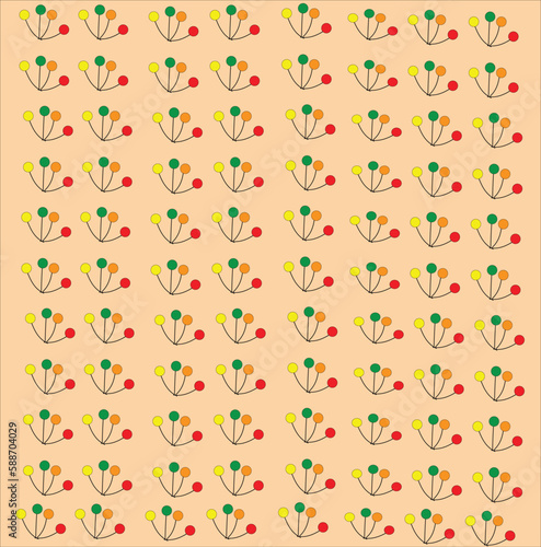 Pattern design vector template