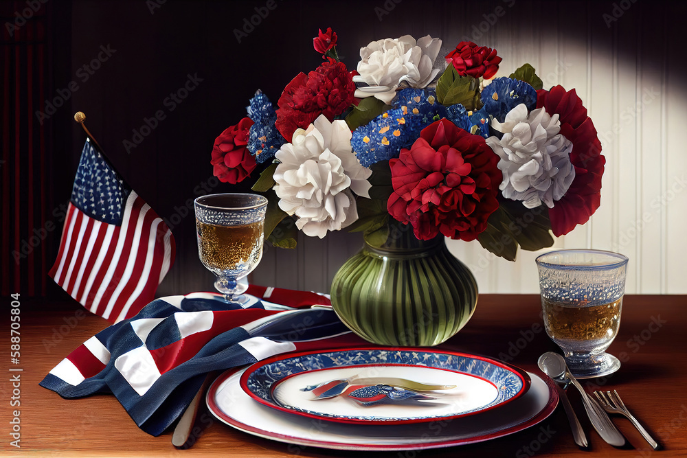american flag for memorial day in remembrance veterans day pink ...