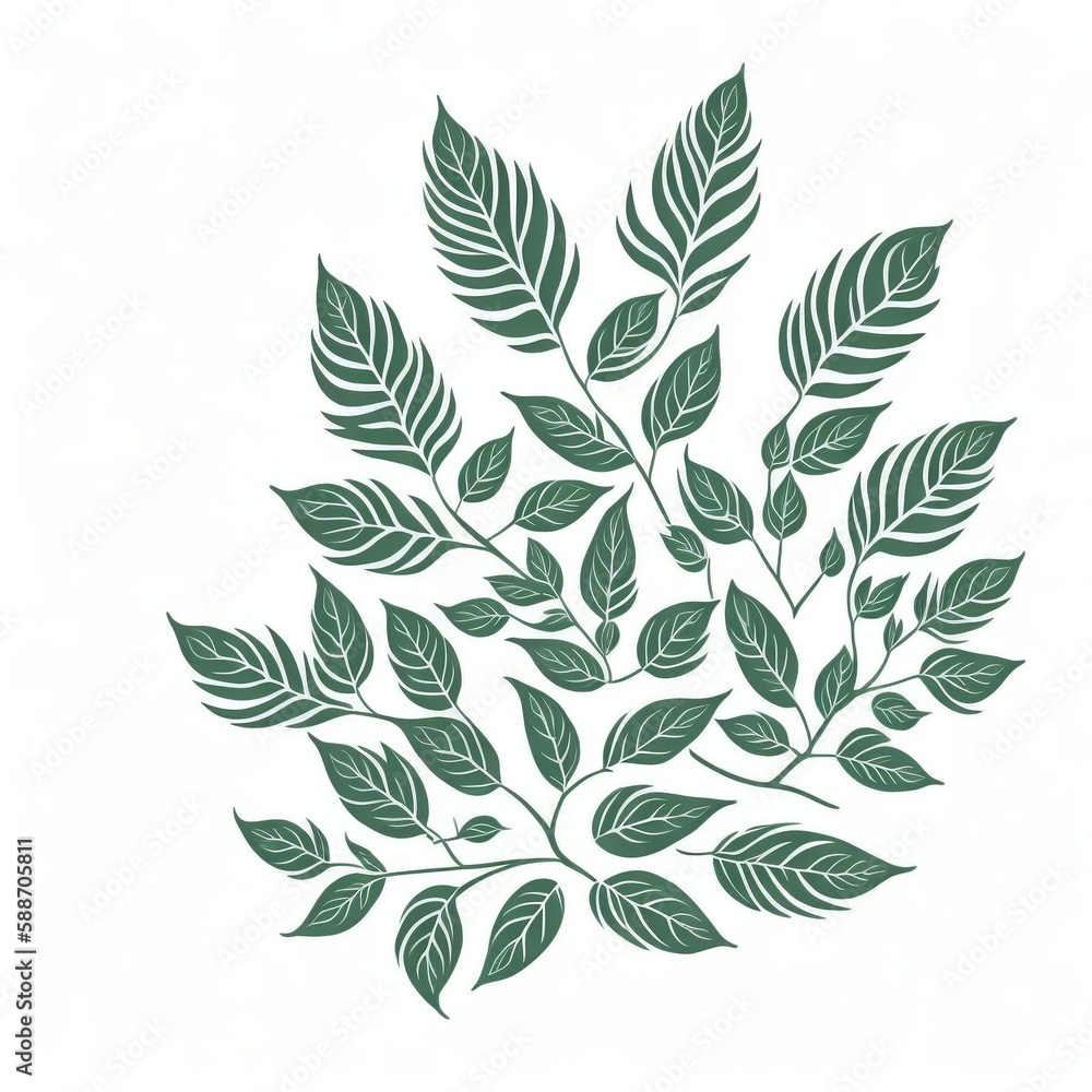 Oregano Herbs Illustration. Generative AI Oregano Herbs Illustration. Generative AI