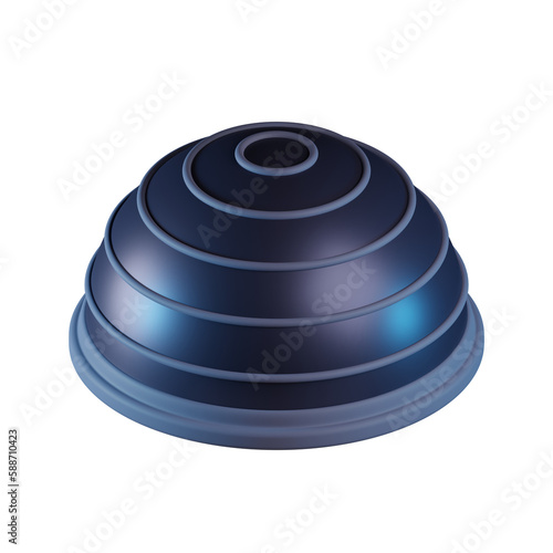 Fitness Ball 3D Icon