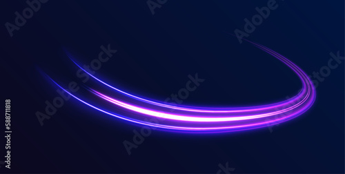 Abstract futuristic background with glowing light effect.Vector illustration