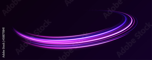 Abstract futuristic background with glowing light effect.Vector illustration