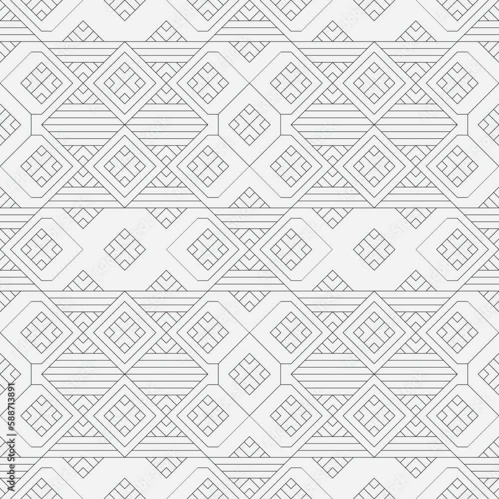 Vector seamless pattern. Modern stylish texture. Monochrome, linear abstract background. Vector seamless pattern. Modern stylish texture. Monochrome, linear abstract background.