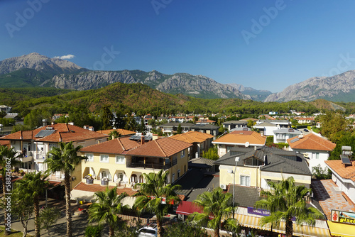 The panorama of Camyuva, Antalya provence, Turkey photo