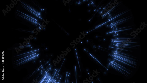 background with rays.