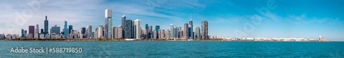 Panoramic view of the city of Chicago