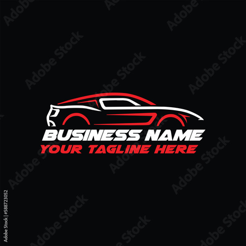 Car silhouette  Car dealership  auto delarship  car icon  car logo design vector premium template