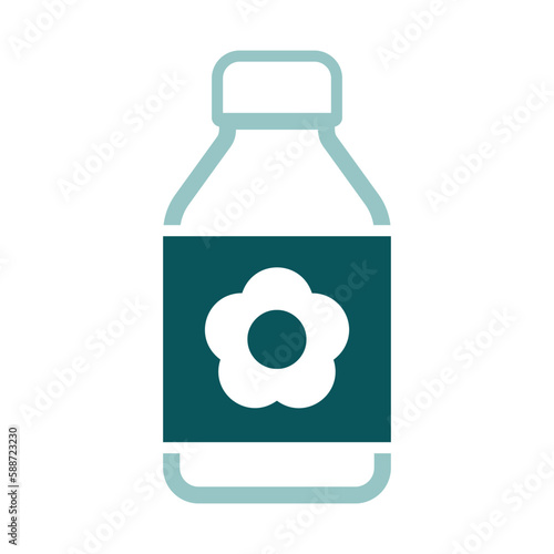 Garden packing bottle of fertilizer vector icon