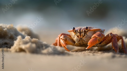 crab on the beach © Bulder Creative