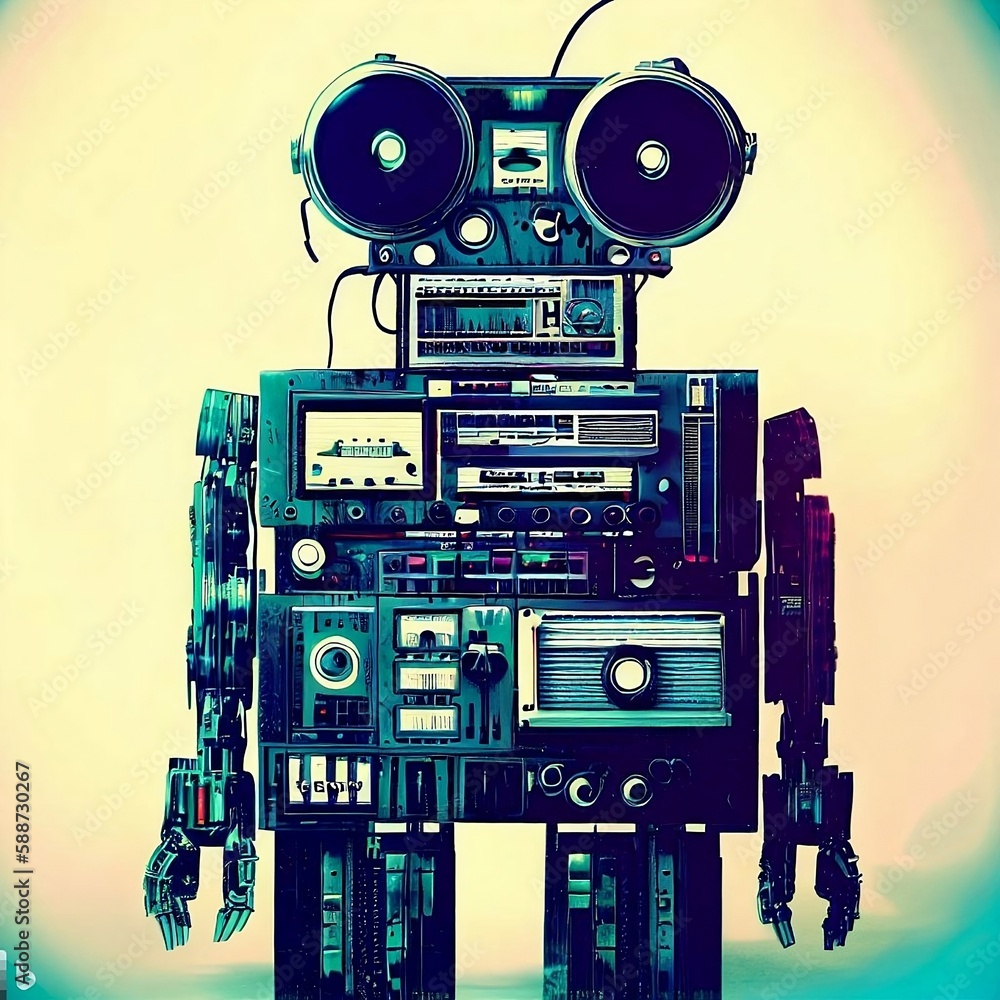 Fototapeta premium Vintage Robot Toy