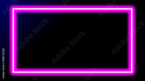 Basic shape Rectangle, triangle, circle Neon Futuristic sign frame colourful vector transparent file wallpaper	
