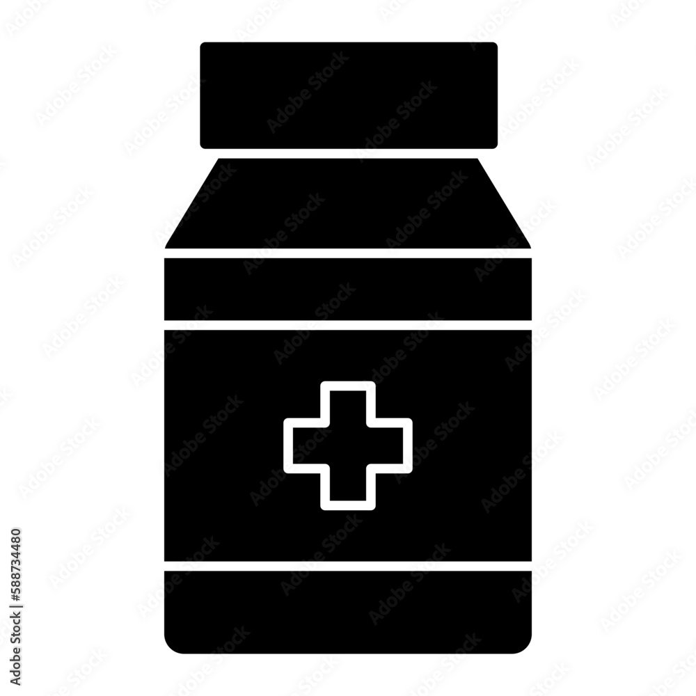 Fototapeta premium Medicine jar